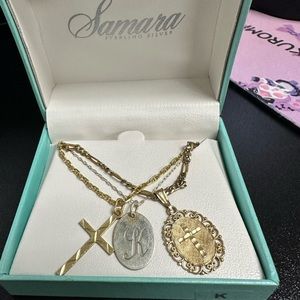 Samara trio necklace